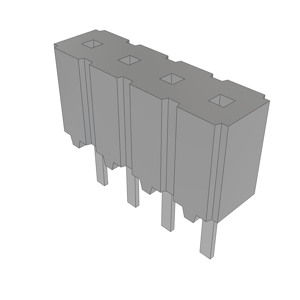 All Parts Power Products Batteries and Accessories Accessories Battery Housings-Cradles CES-104-01-F-S by Samtec