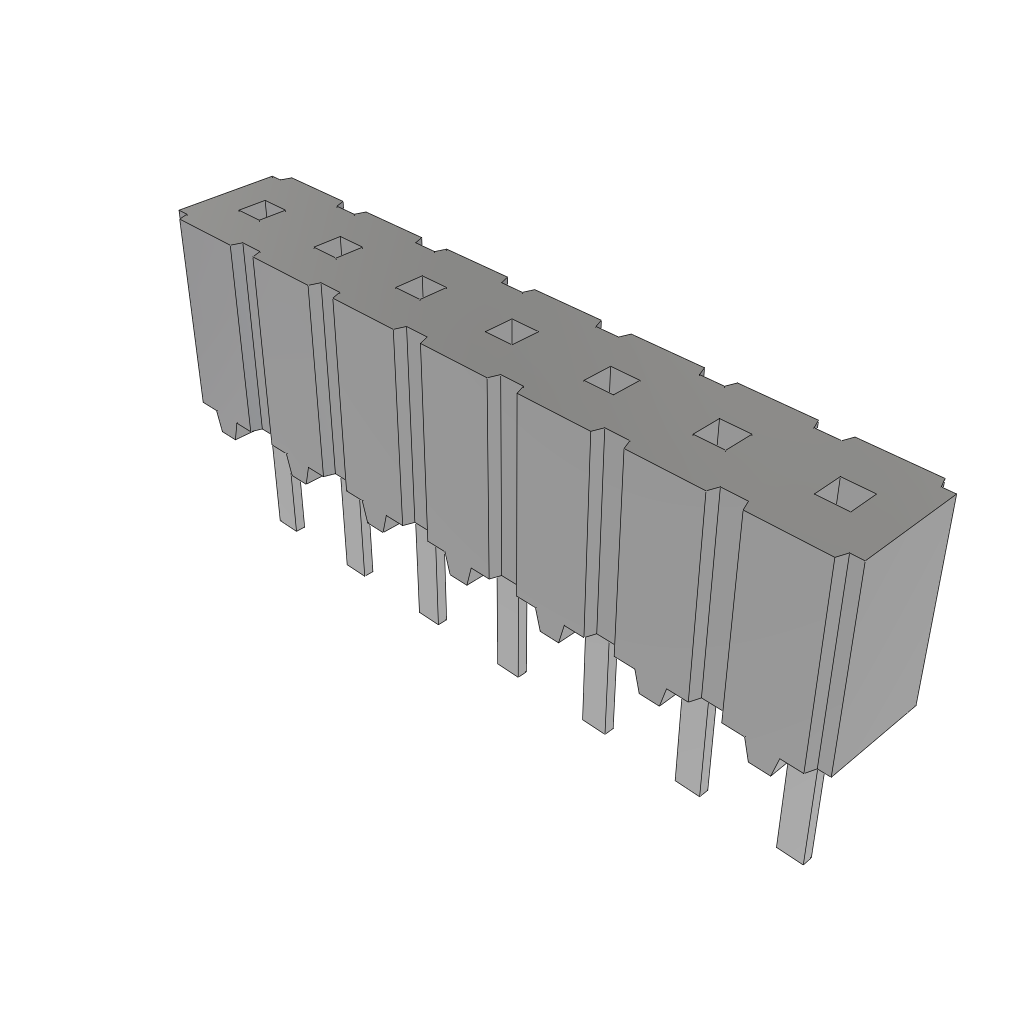 All Parts Power Products Batteries and Accessories Accessories Battery Housings-Cradles CES-107-01-L-S by Samtec