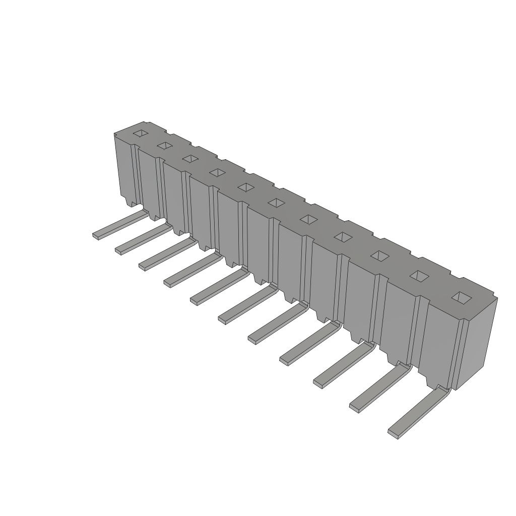 All Parts Power Products Batteries and Accessories Accessories Battery Housings-Cradles CES-111-02-T-S-RA by Samtec