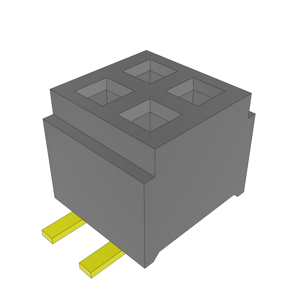 All Parts Connectors rugged connector CLM-102-02-H-D by Samtec