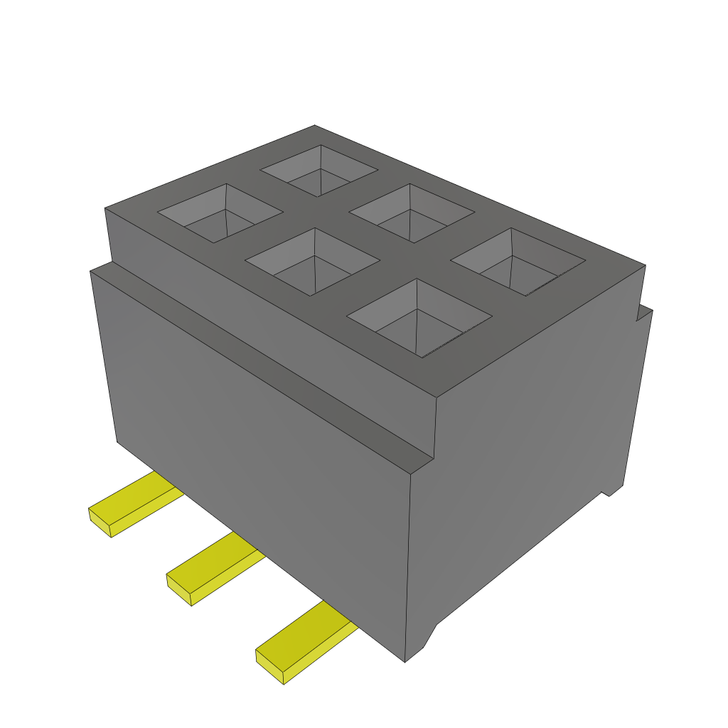 All Parts Connectors rugged connector CLM-103-02-H-D by Samtec