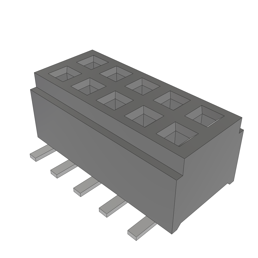 All Parts Connectors rugged connector CLM-105-02-FM-D by Samtec