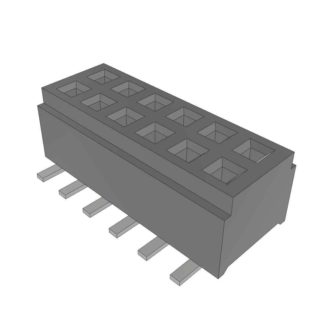 All Parts Connectors rugged connector CLM-106-02-LM-D-TR by Samtec