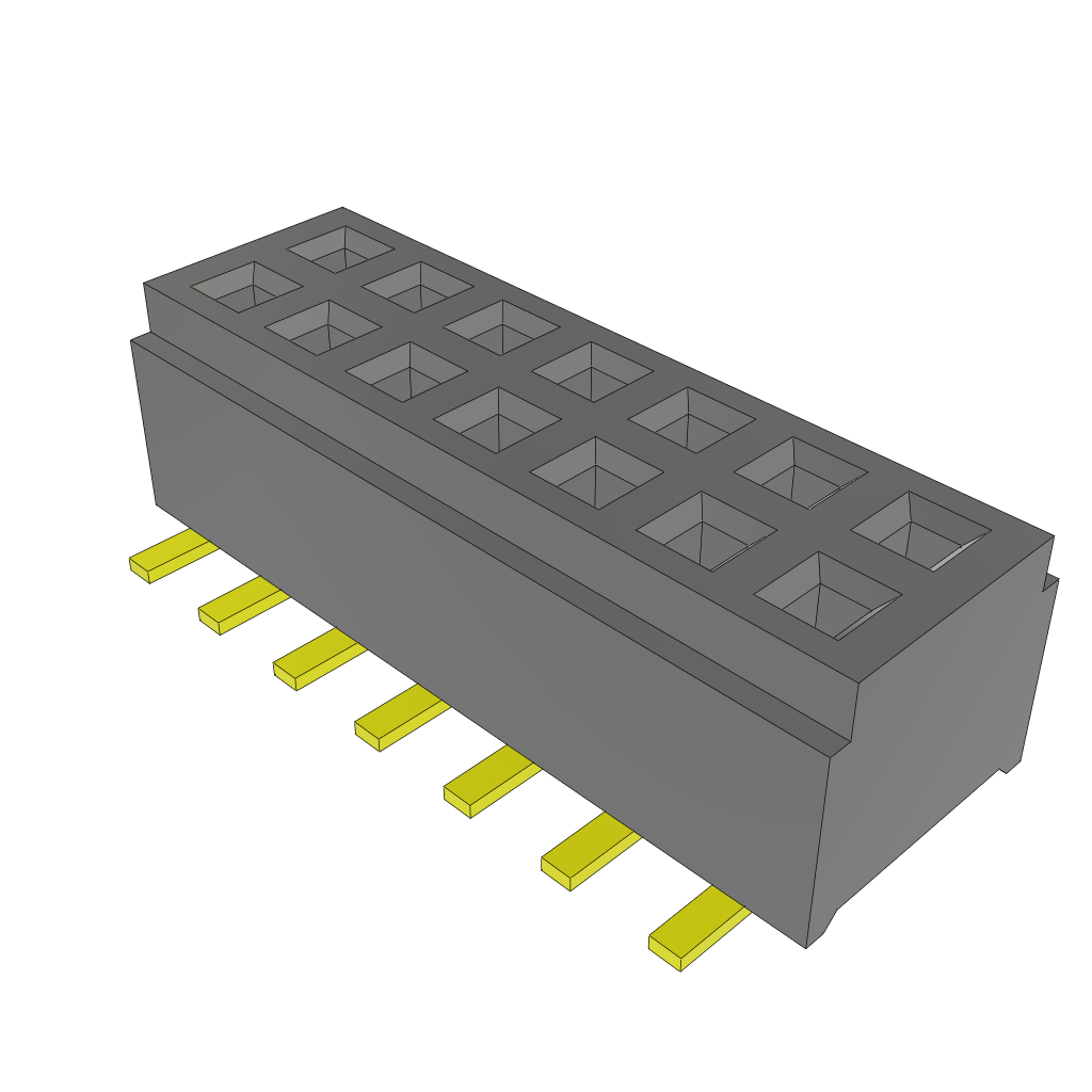 All Parts Connectors rugged connector CLM-107-02-H-D-A by Samtec