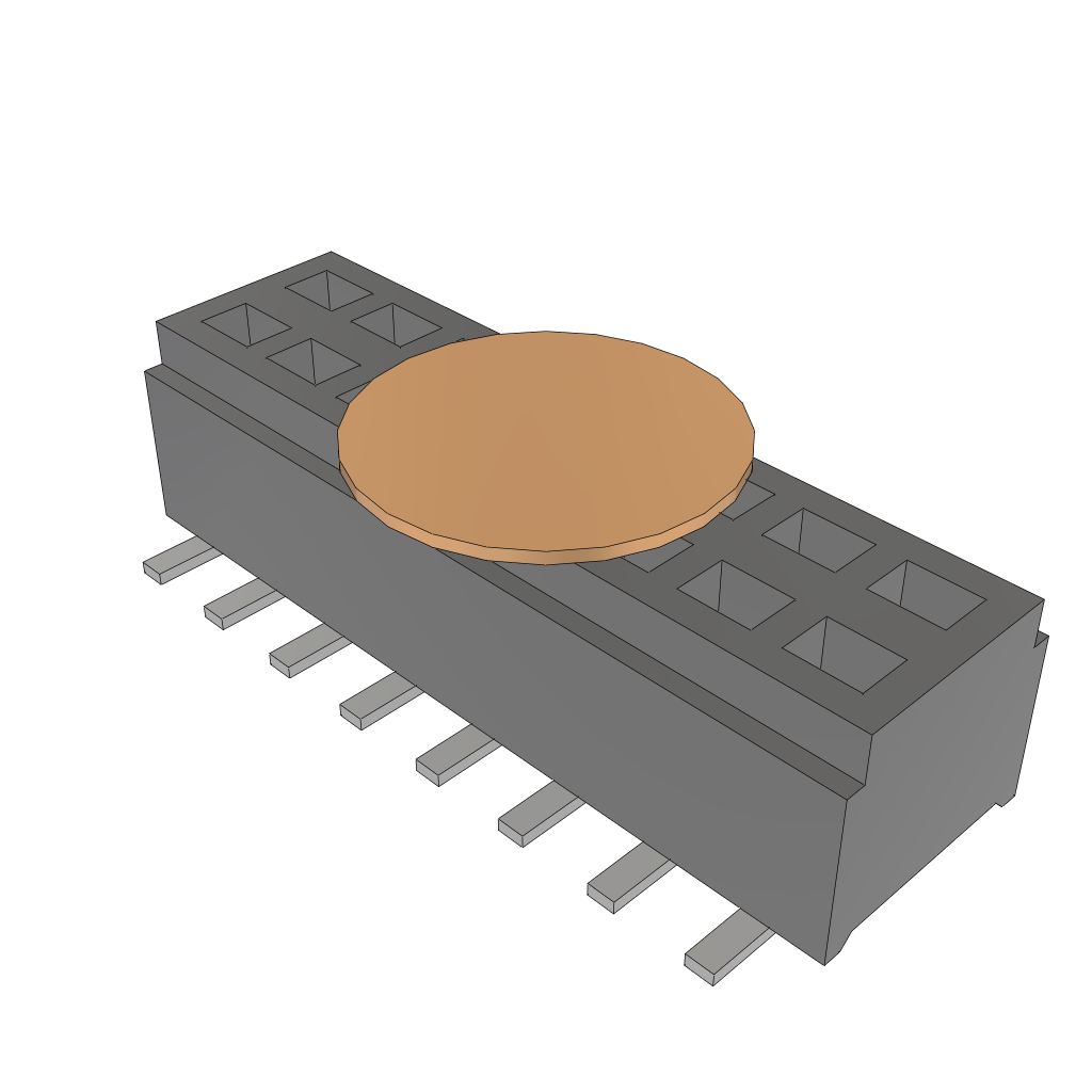 CLM-108-02-F-D-BE-K-TR by Samtec