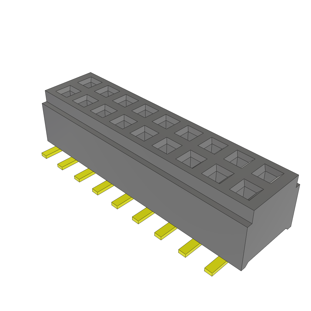 All Parts Connectors rugged connector CLM-109-02-H-D by Samtec