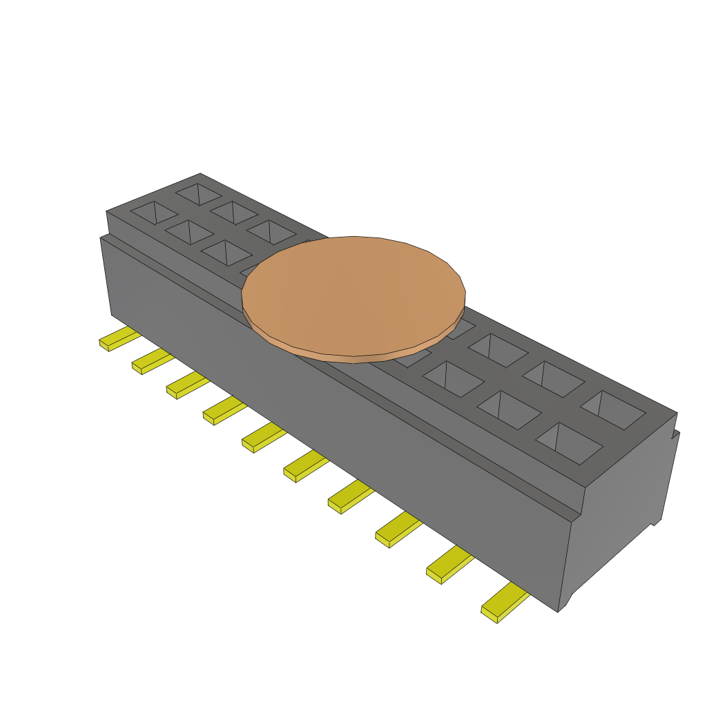 All Parts Connectors rugged connector CLM-110-02-G-D-BE-K by Samtec