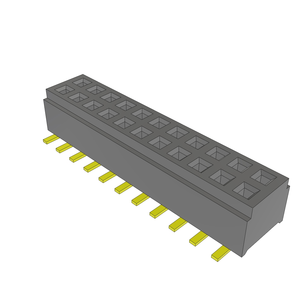 All Parts Connectors rugged connector CLM-111-02-G-D by Samtec