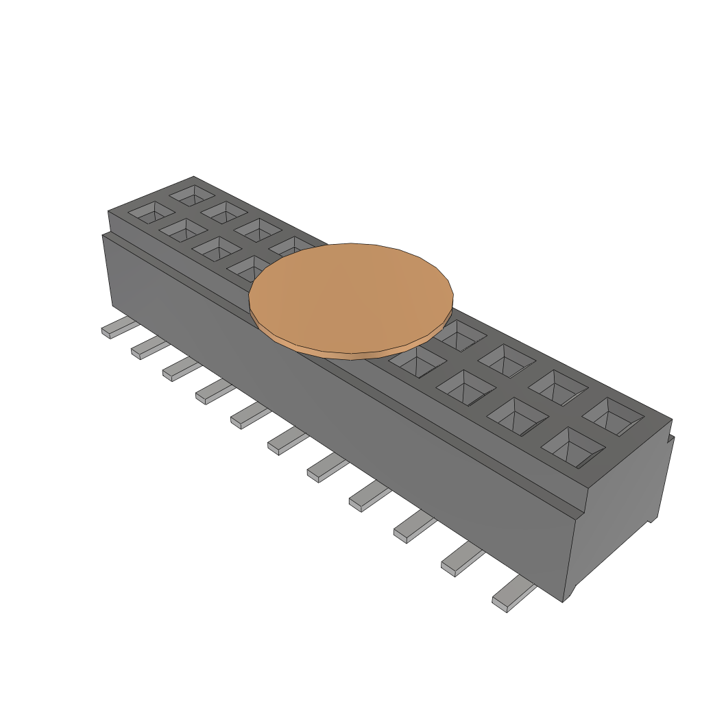 All Parts Connectors rugged connector CLM-111-02-L-D-K by Samtec