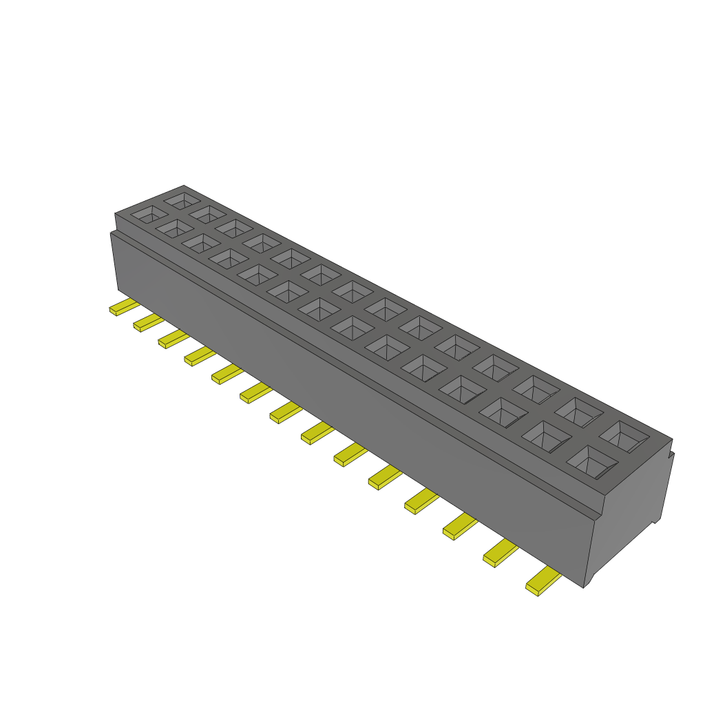 All Parts Connectors rugged connector CLM-114-02-G-D by Samtec