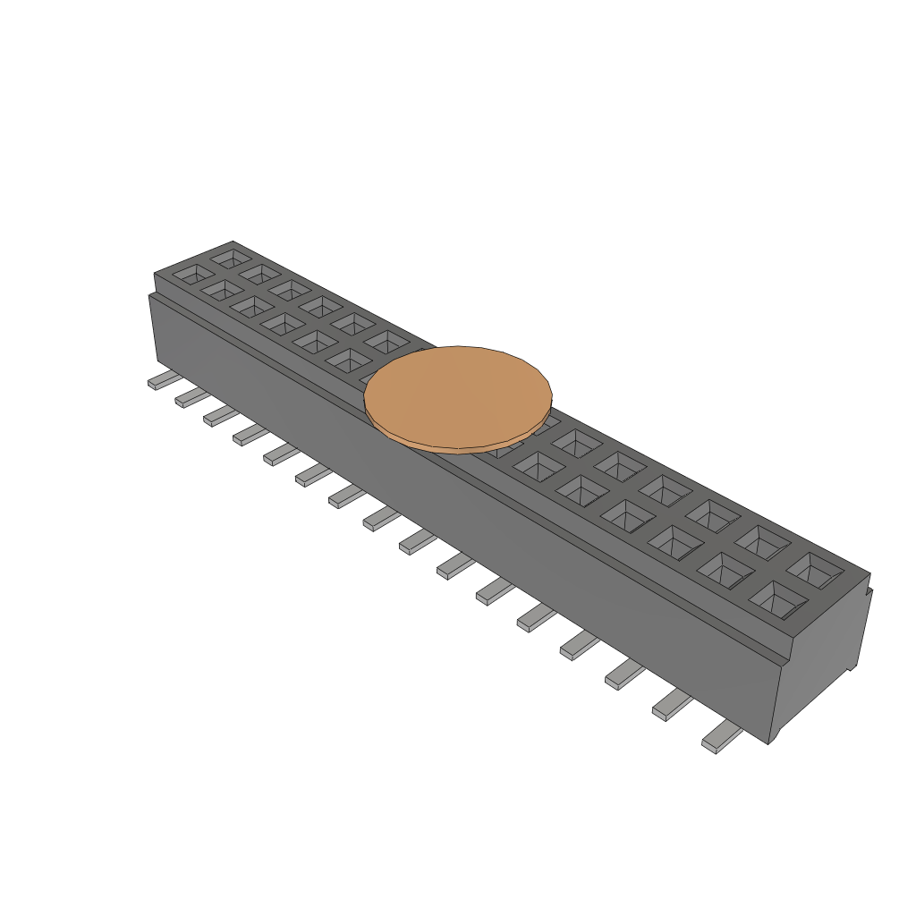 All Parts Connectors rugged connector CLM-116-02-F-D-A-K-TR by Samtec