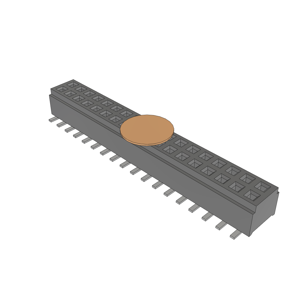 All Parts Connectors rugged connector CLM-118-02-L-D-A-K-TR by Samtec