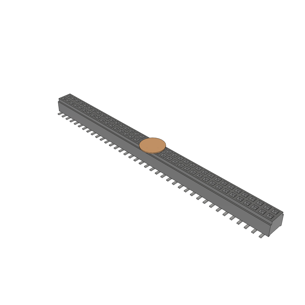 All Parts Connectors rugged connector CLM-138-02-L-D-K by Samtec