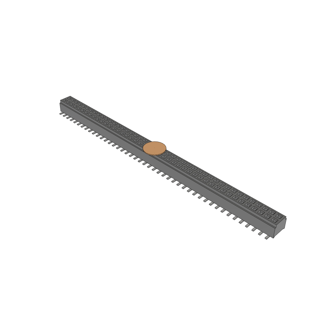 All Parts Connectors rugged connector CLM-144-02-F-D-K by Samtec