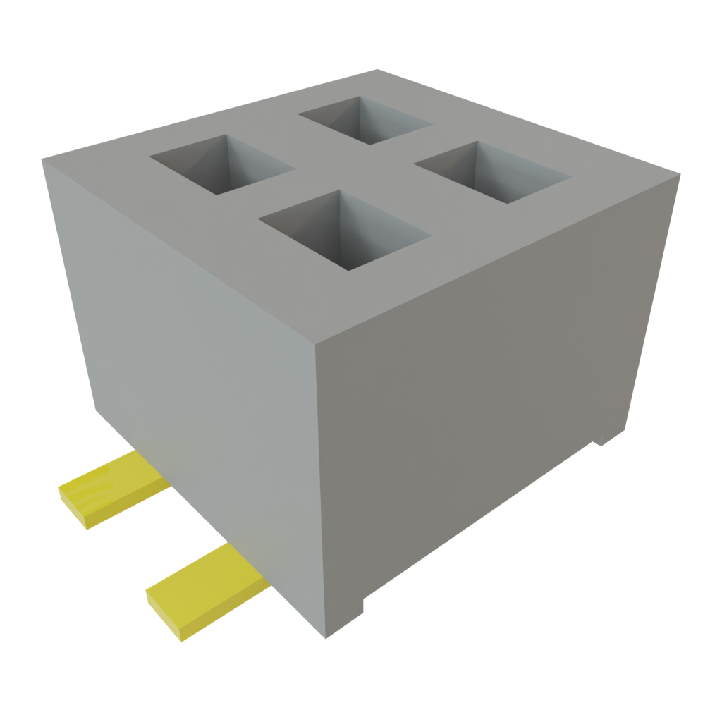 All Parts Connectors rugged connector CLP-102-02-G-D-BE by Samtec