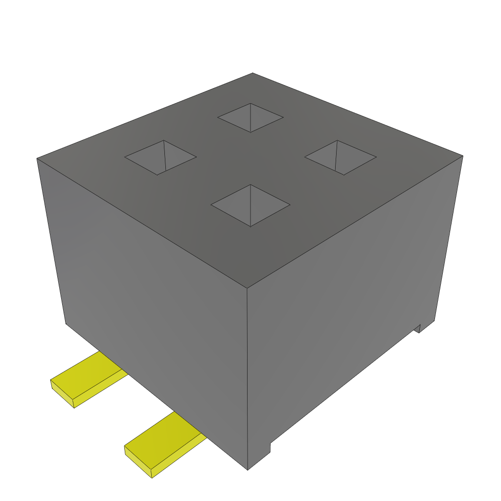 All Parts Connectors rugged connector CLP-102-02-H-D by Samtec