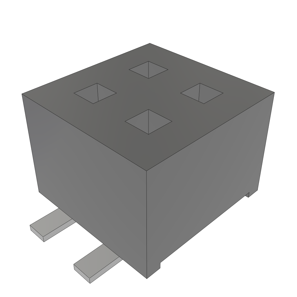 All Parts Connectors rugged connector CLP-102-02-LTL-D by Samtec