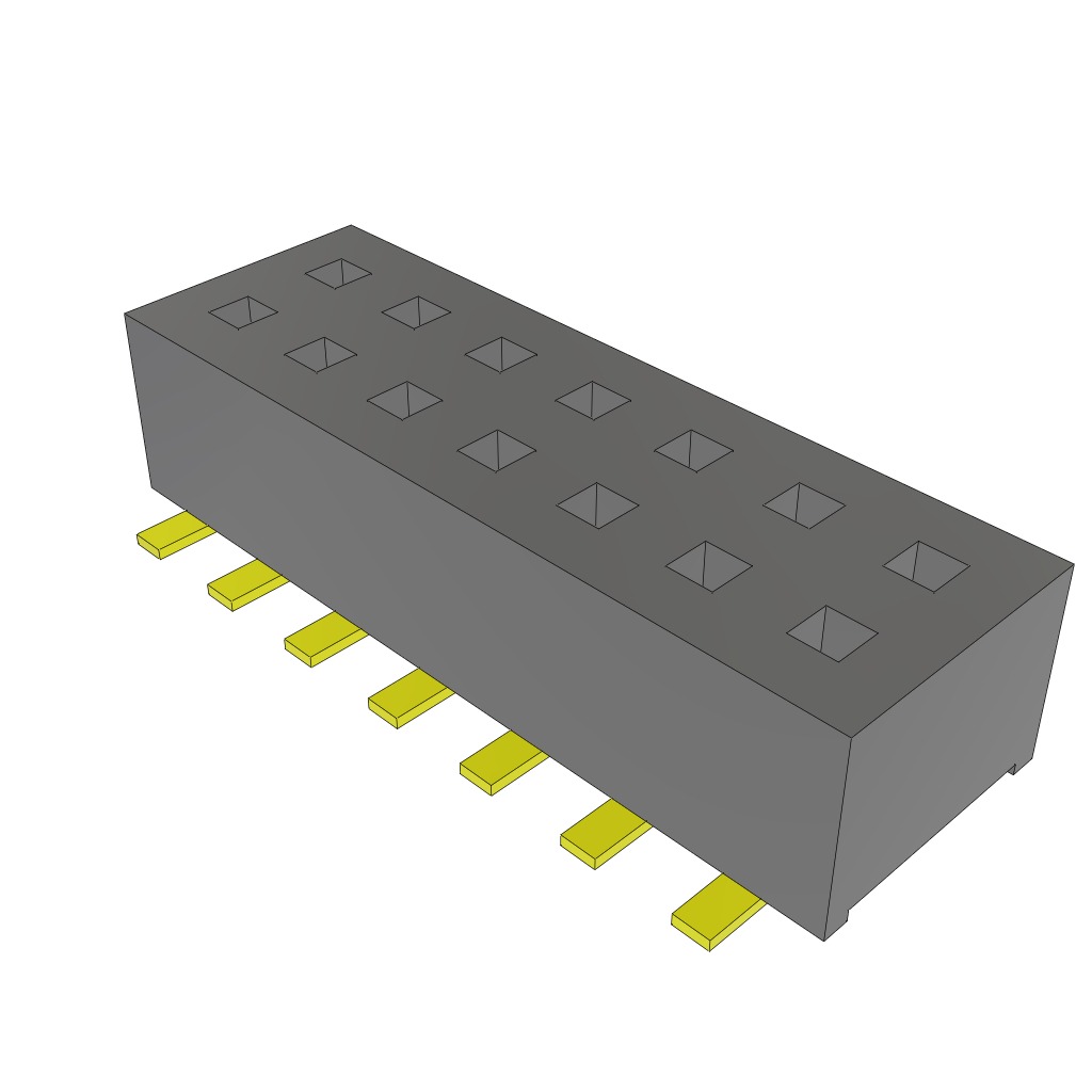All Parts Connectors BTB Connectors CLP-107-02-H-D-A by Samtec