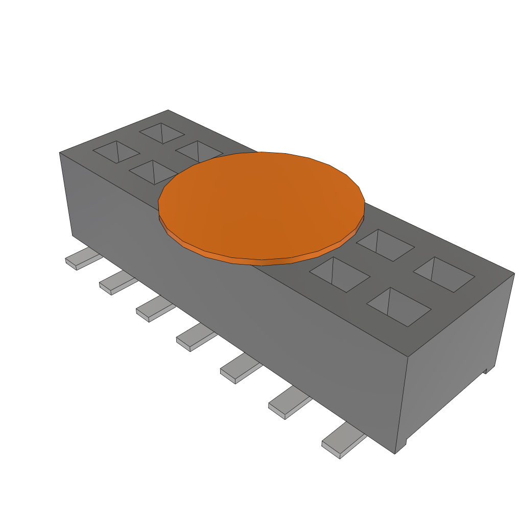 All Parts Connectors BTB Connectors CLP-107-02-S-D-BE-A-K-TR by Samtec