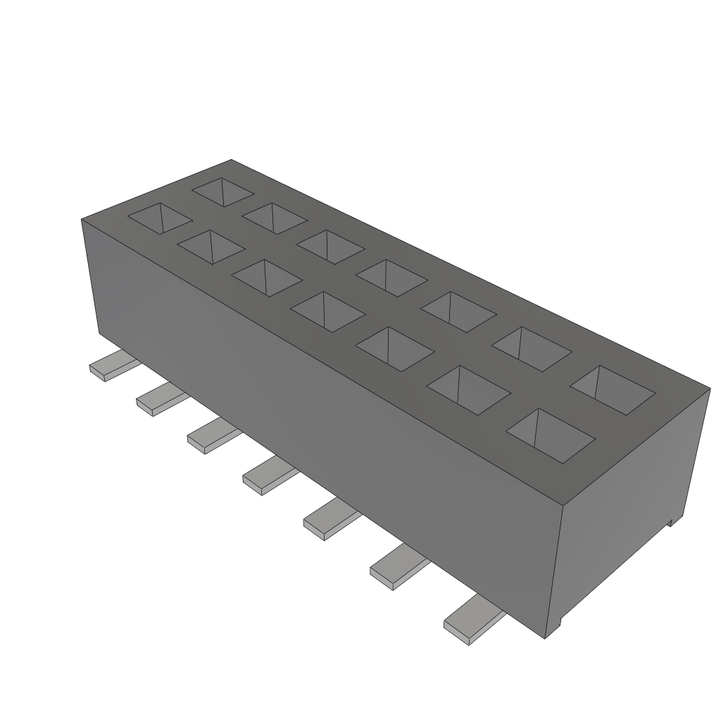 All Parts Connectors BTB Connectors CLP-107-02-S-D-BE by Samtec