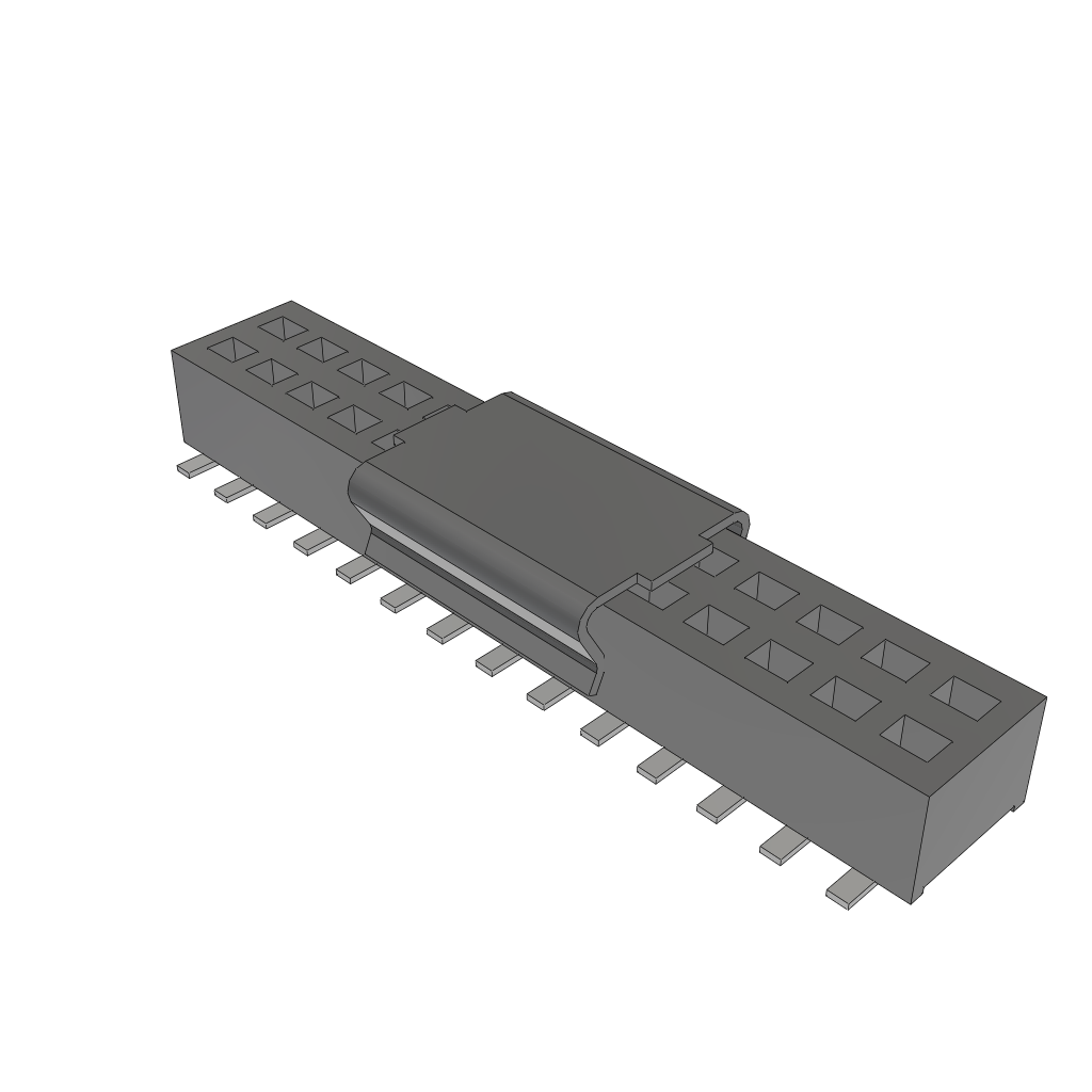 All Parts Connectors rugged connector CLP-114-02-F-D-BE-P-TR by Samtec