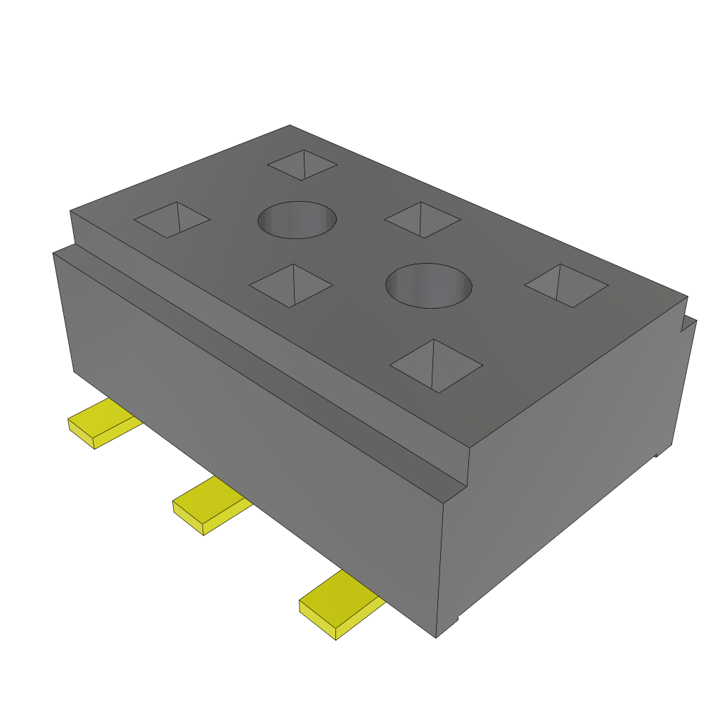 All Parts Connectors rugged connector CLT-103-02-H-D-A by Samtec