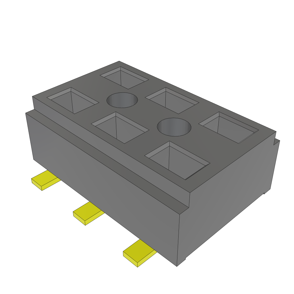 All Parts Connectors rugged connector CLT-103-02-H-D-BE by Samtec