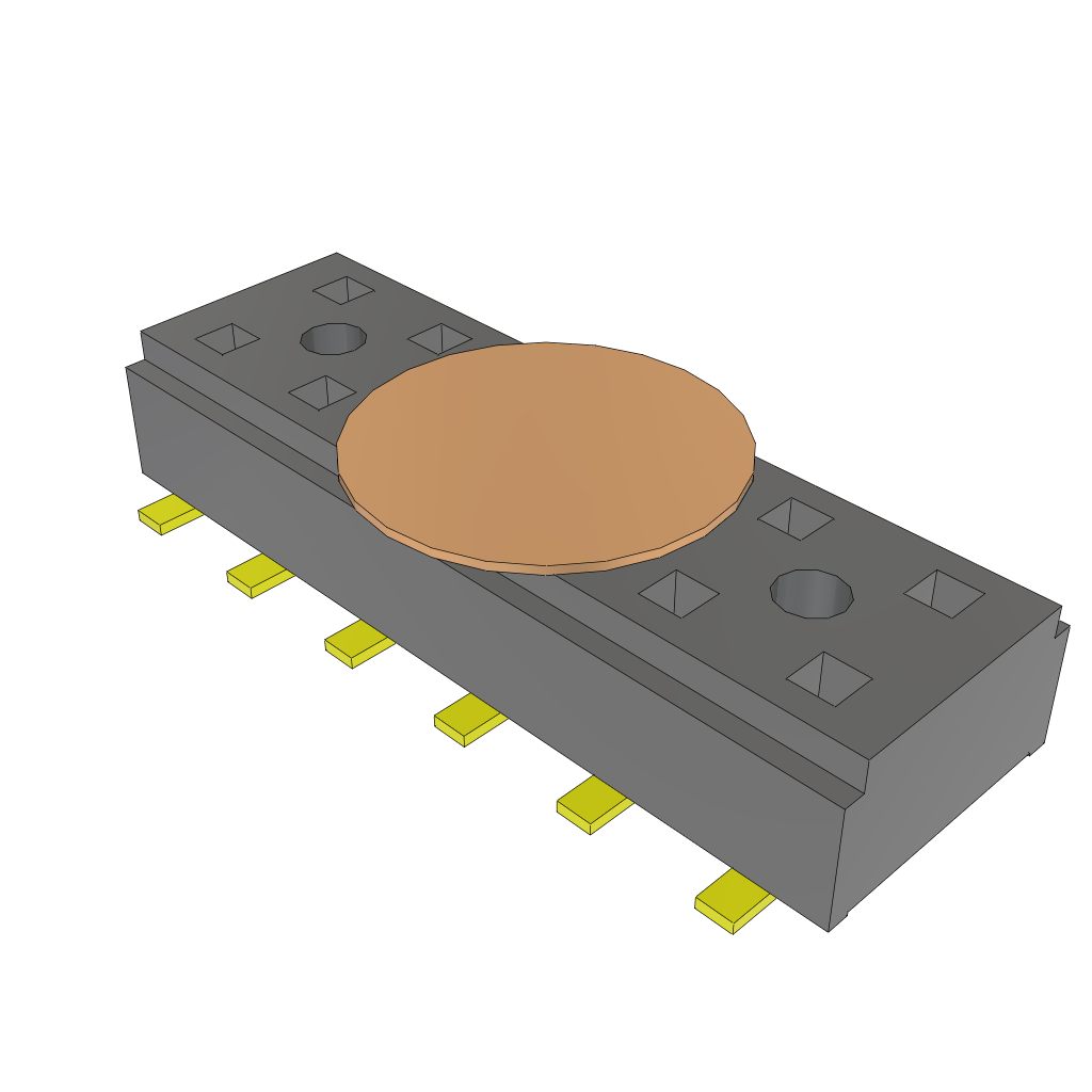 All Parts Connectors rugged connector CLT-106-02-G-D-A-K by Samtec