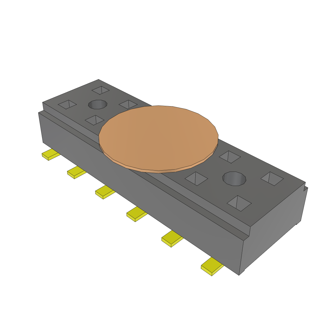 All Parts Connectors rugged connector CLT-106-02-G-D-K by Samtec