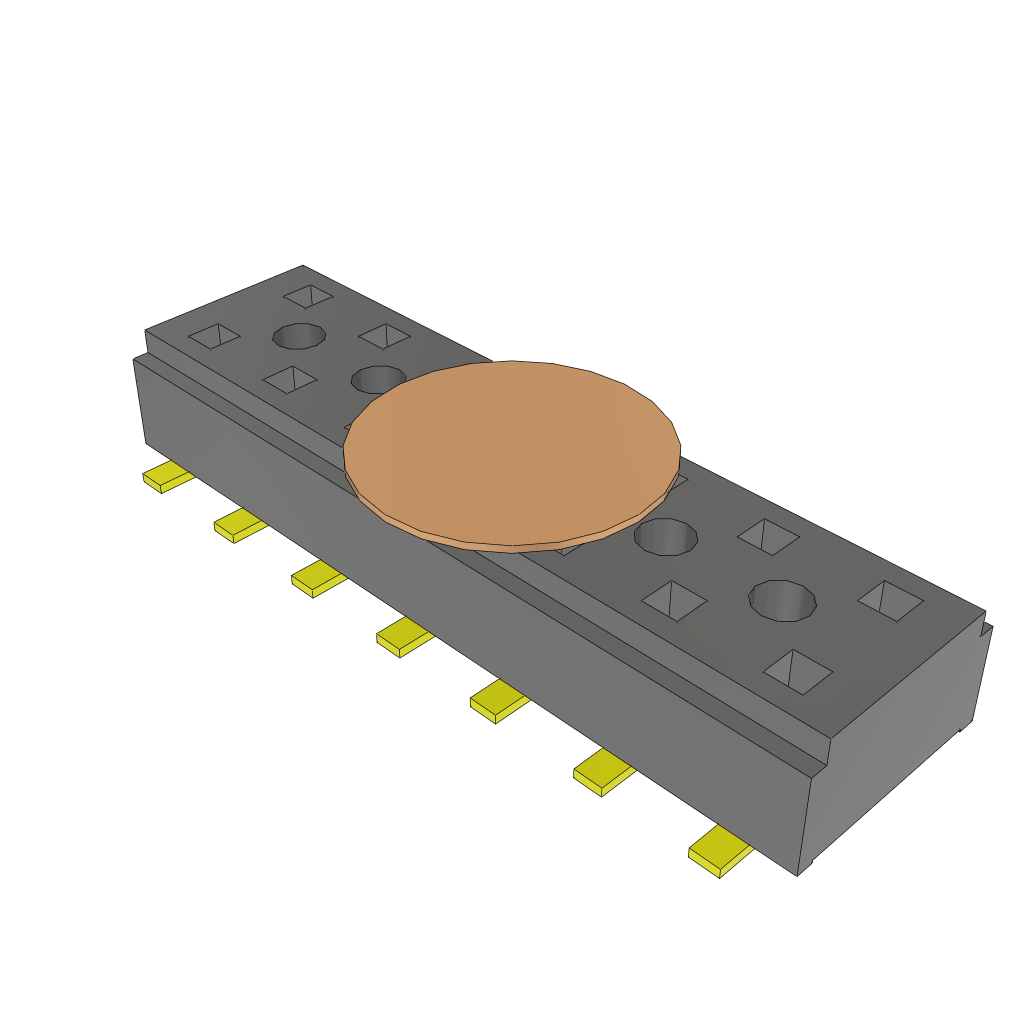 CLT-107-02-G-D-K by Samtec