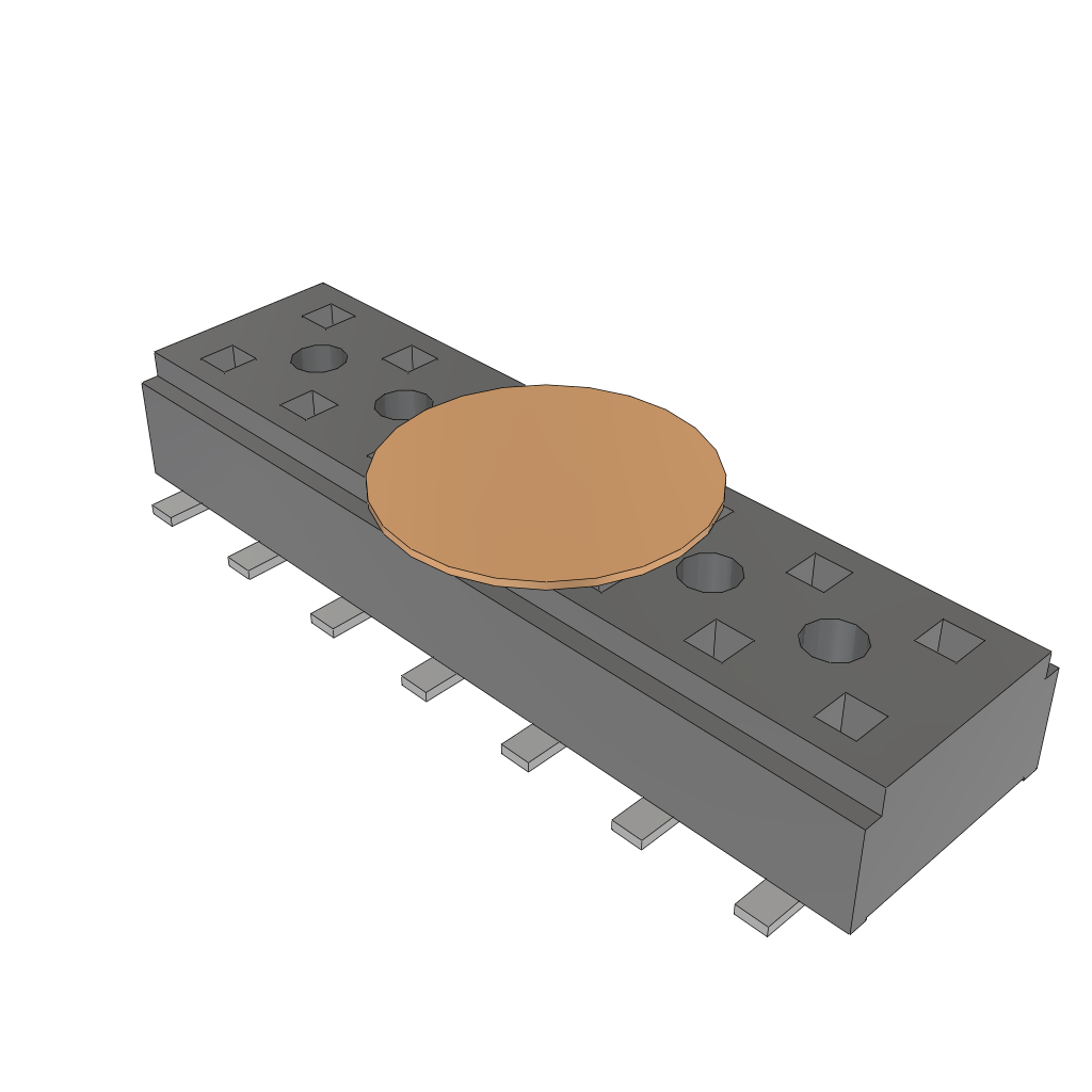 CLT-107-02-L-D-K-TR by Samtec