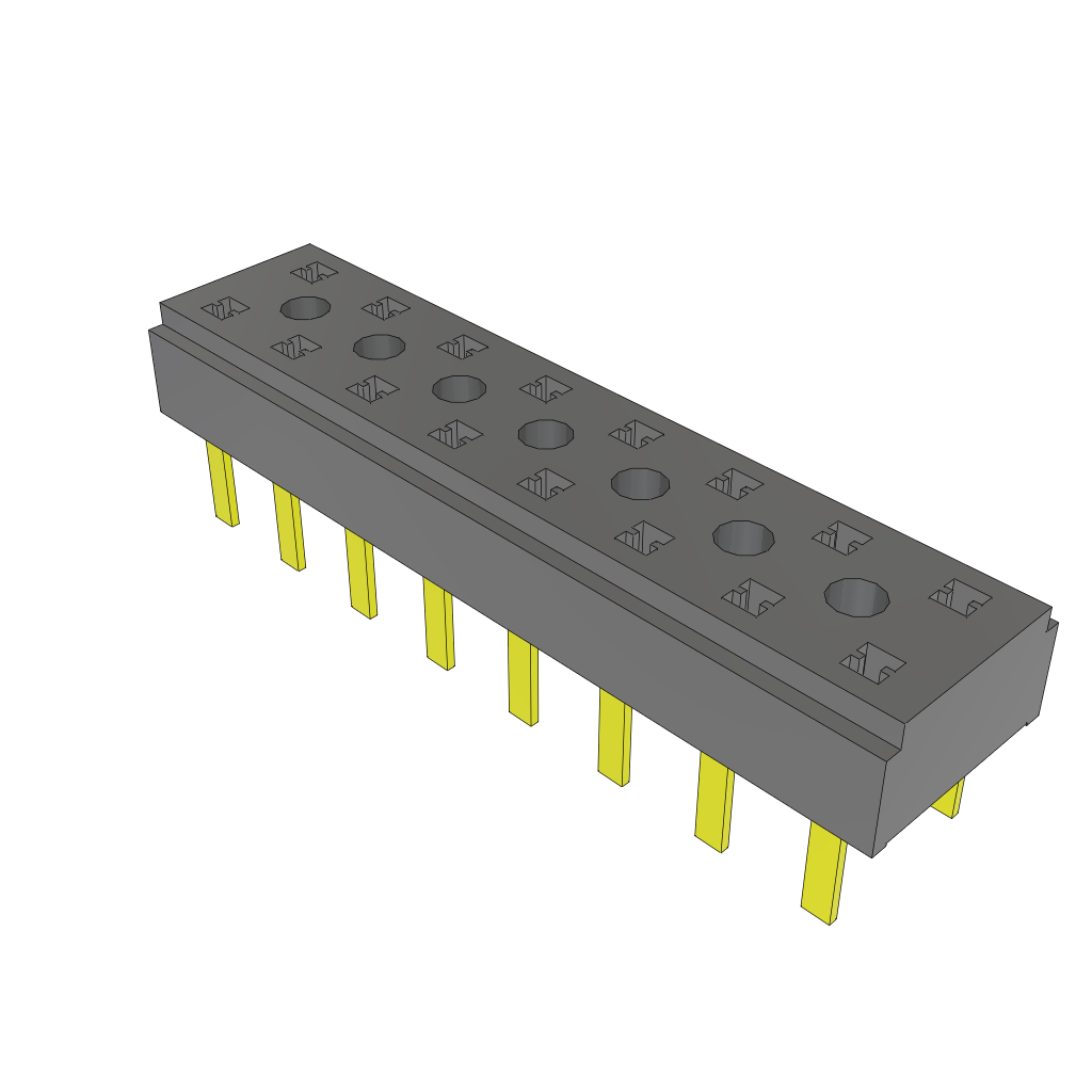 All Parts Connectors rugged connector CLT-108-01-G-D by Samtec