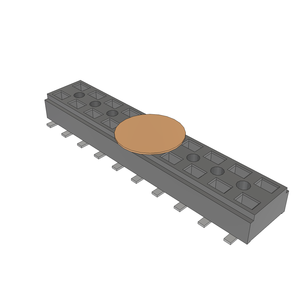 All Parts Connectors rugged connector CLT-110-02-F-D-BE-A-K by Samtec
