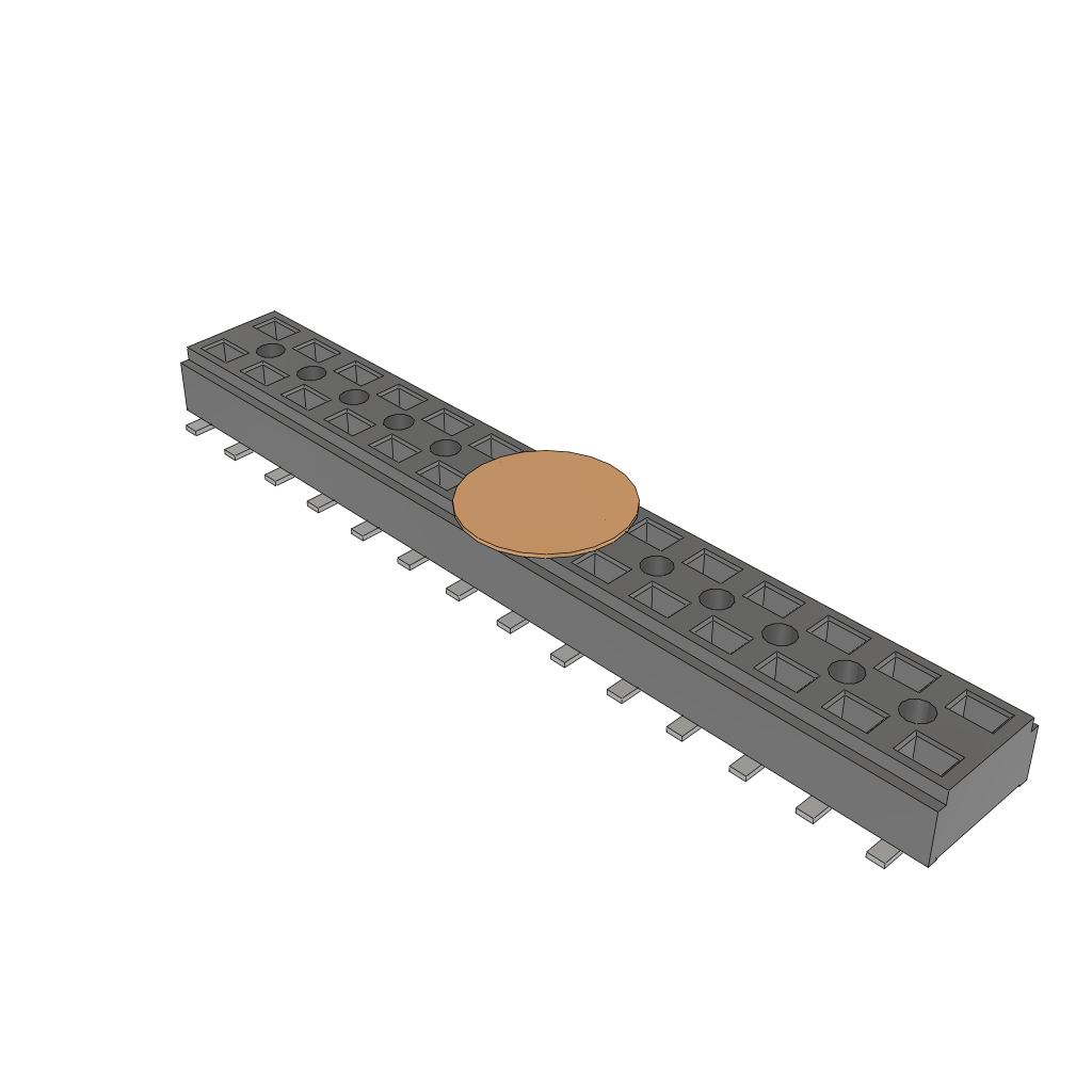 CLT-114-02-L-D-BE-A-K-TR by Samtec