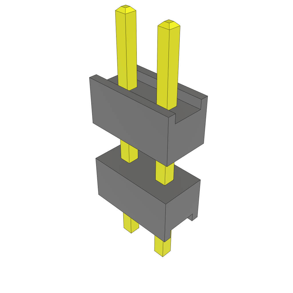 All Parts Connectors Backplane Connectors Hard Metric Connectors DW-02-08-L-S-287 by Samtec
