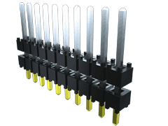 All Parts Connectors Backplane Connectors Hard Metric Connectors DW-03-08-F-D-240 by Samtec