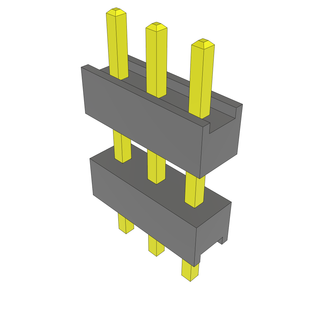 All Parts Connectors Backplane Connectors Hard Metric Connectors DW-03-08-G-S-310 by Samtec