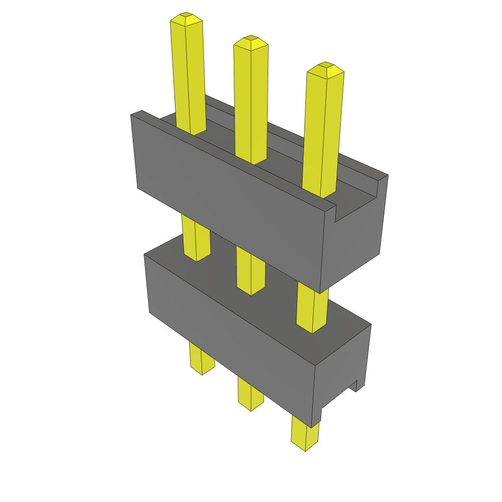 All Parts Connectors Backplane Connectors Hard Metric Connectors DW-03-08-T-S-301 by Samtec