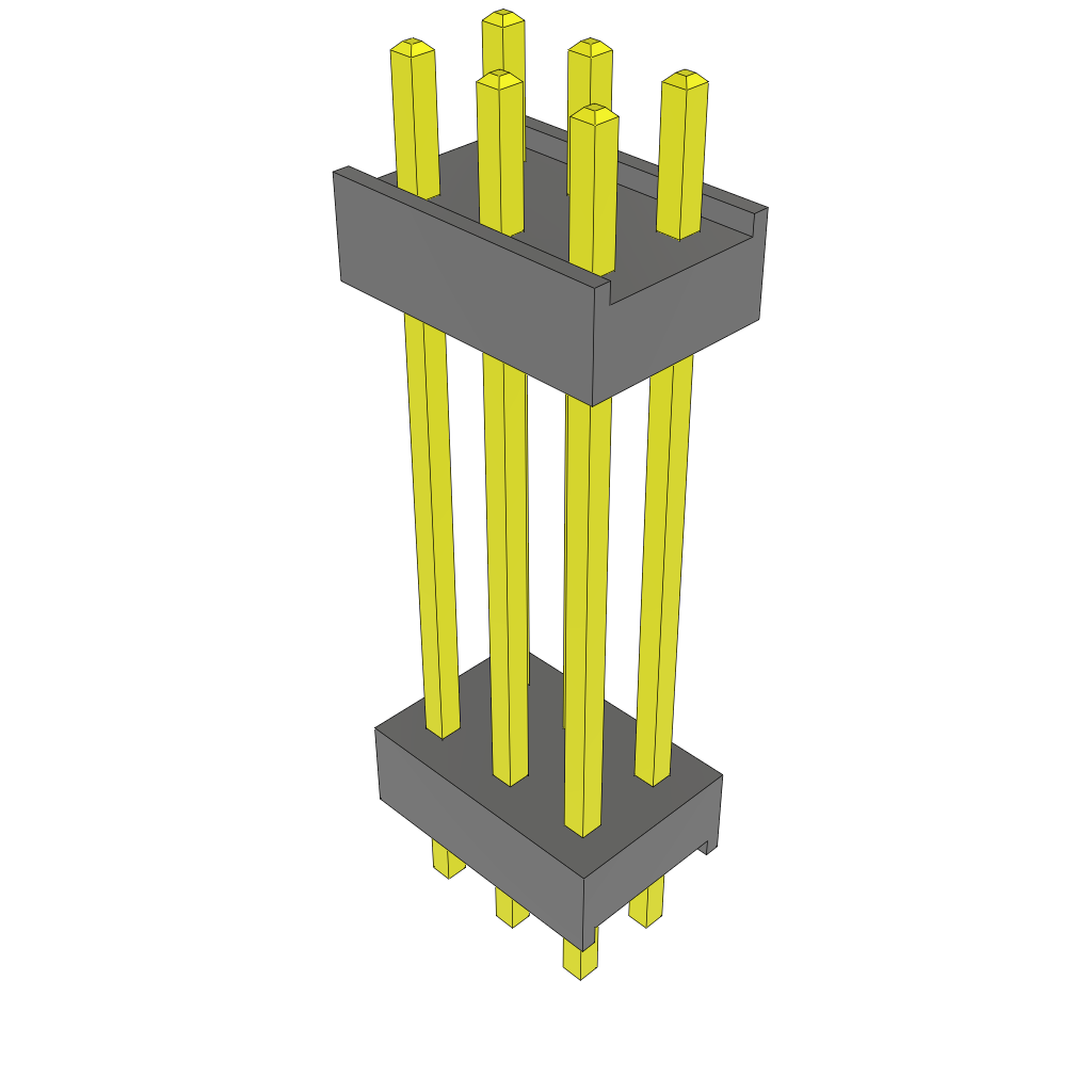 All Parts Connectors Backplane Connectors Hard Metric Connectors DW-03-11-T-D-710 by Samtec