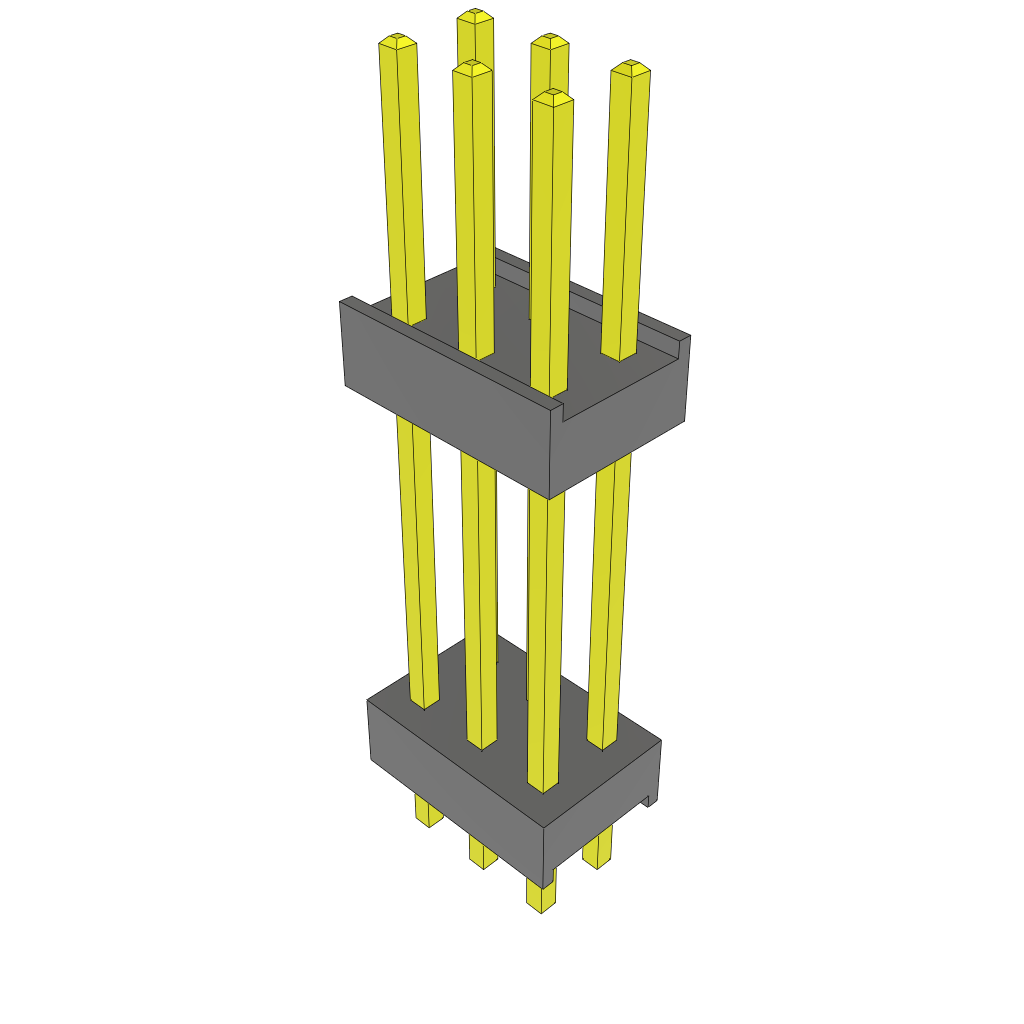 All Parts Connectors Backplane Connectors Hard Metric Connectors DW-03-12-L-D-644 by Samtec