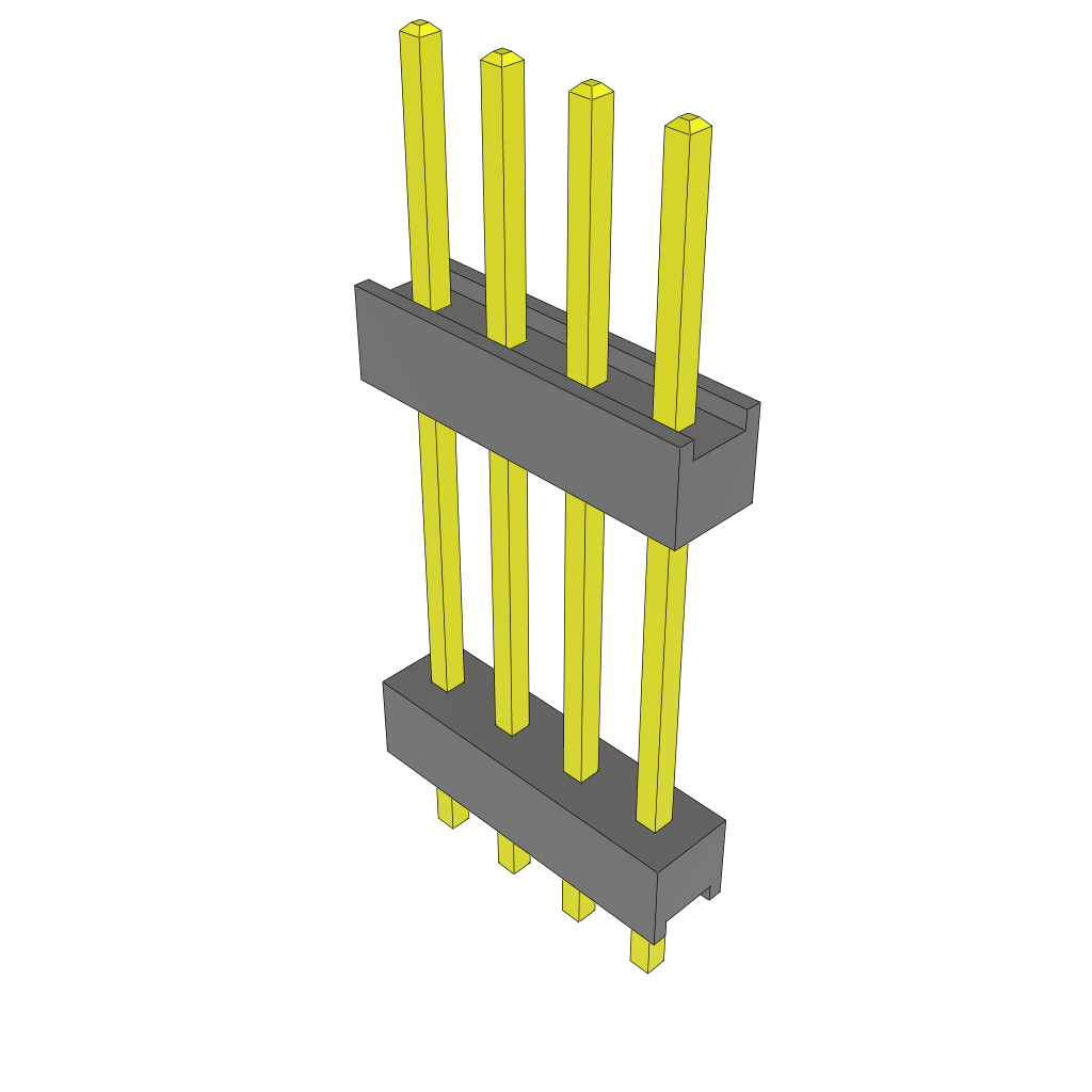 All Parts Connectors Backplane Connectors Hard Metric Connectors DW-04-11-G-S-575 by Samtec