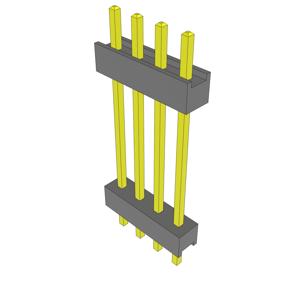 All Parts Connectors Backplane Connectors Hard Metric Connectors DW-04-11-T-S-700 by Samtec