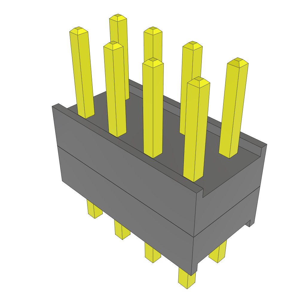 All Parts Connectors Backplane Connectors Hard Metric Connectors DW-04-17-G-D-200 by Samtec