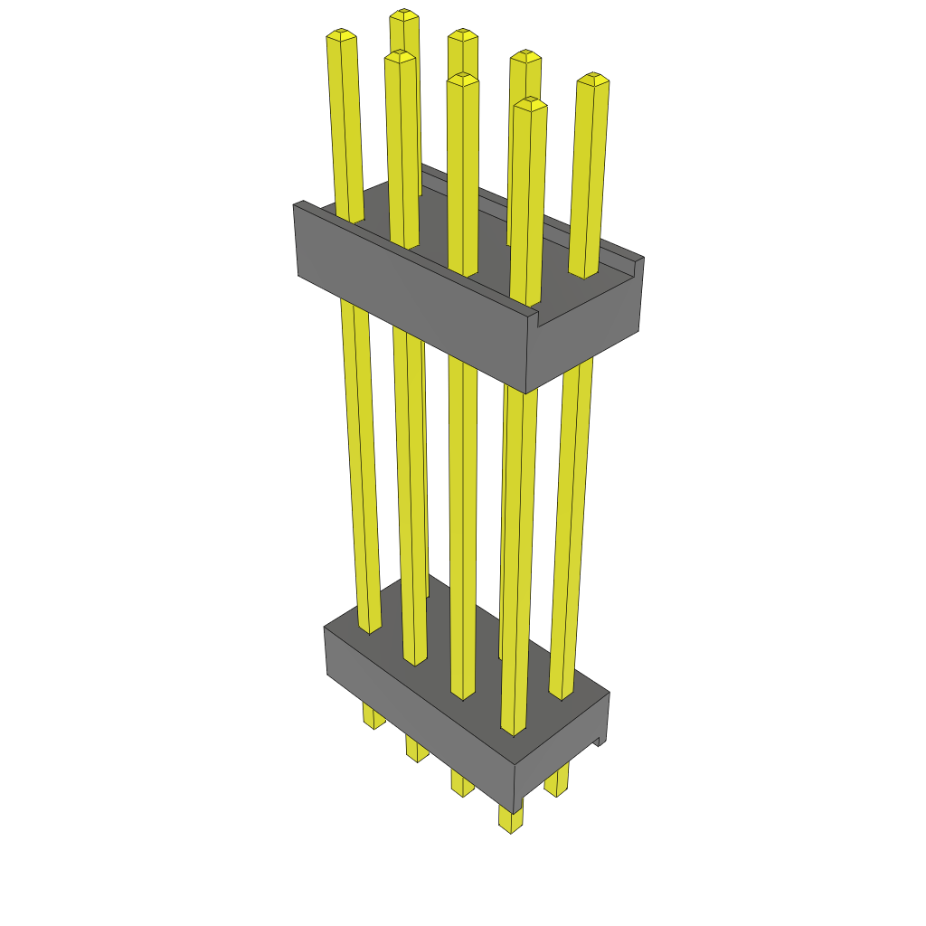 All Parts Connectors Backplane Connectors Hard Metric Connectors DW-04-20-F-D-800 by Samtec