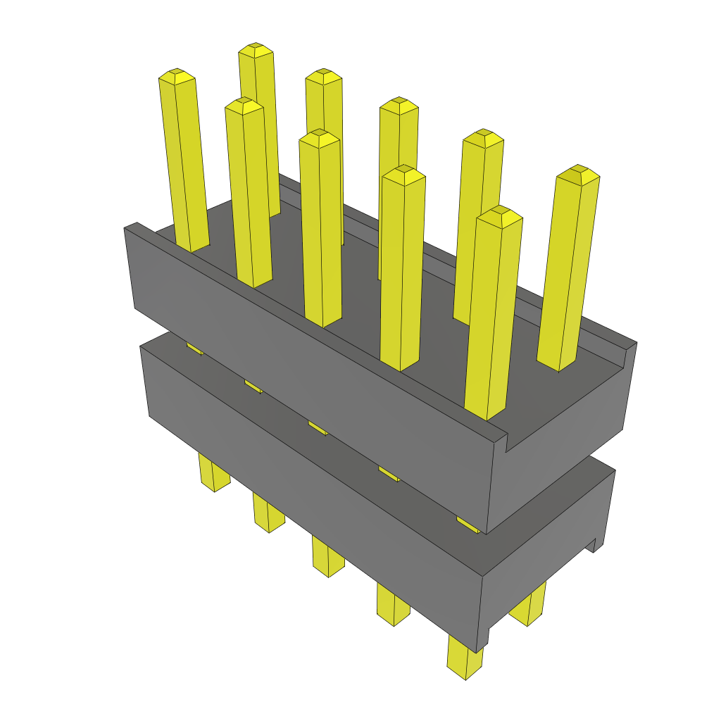 All Parts Connectors Backplane Connectors Hard Metric Connectors DW-05-08-F-D-250 by Samtec