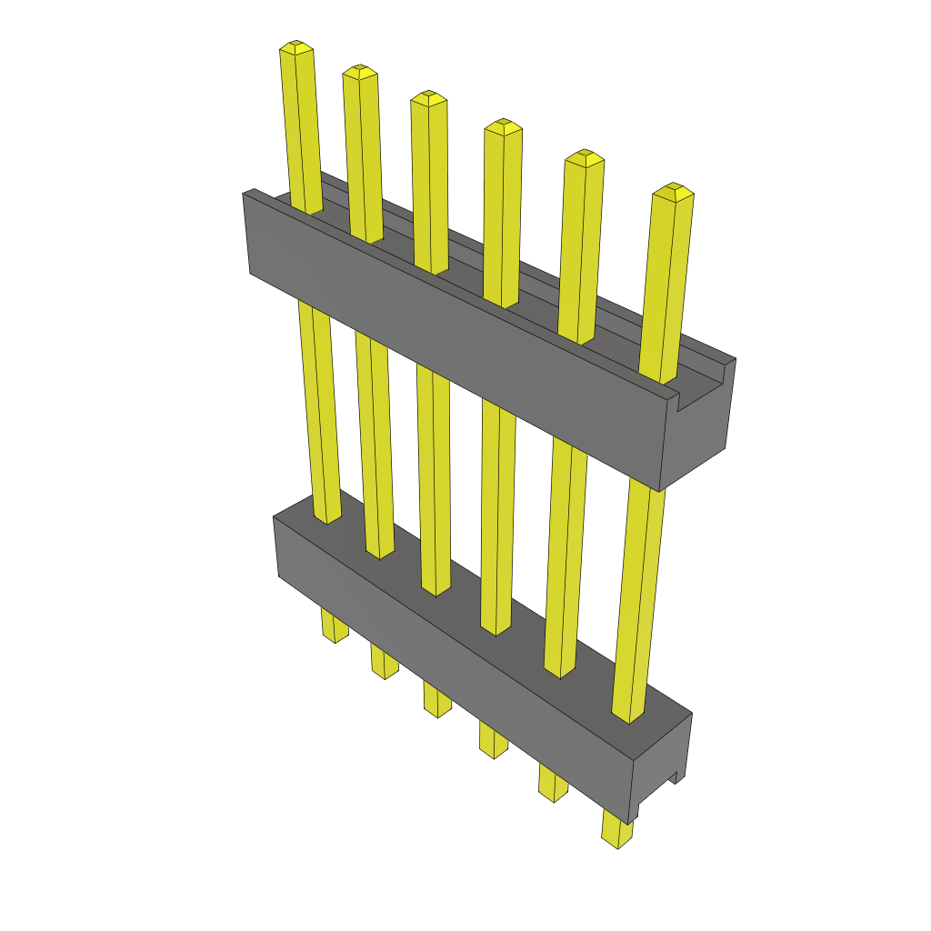 All Parts Connectors Backplane Connectors Hard Metric Connectors DW-06-10-G-S-550 by Samtec
