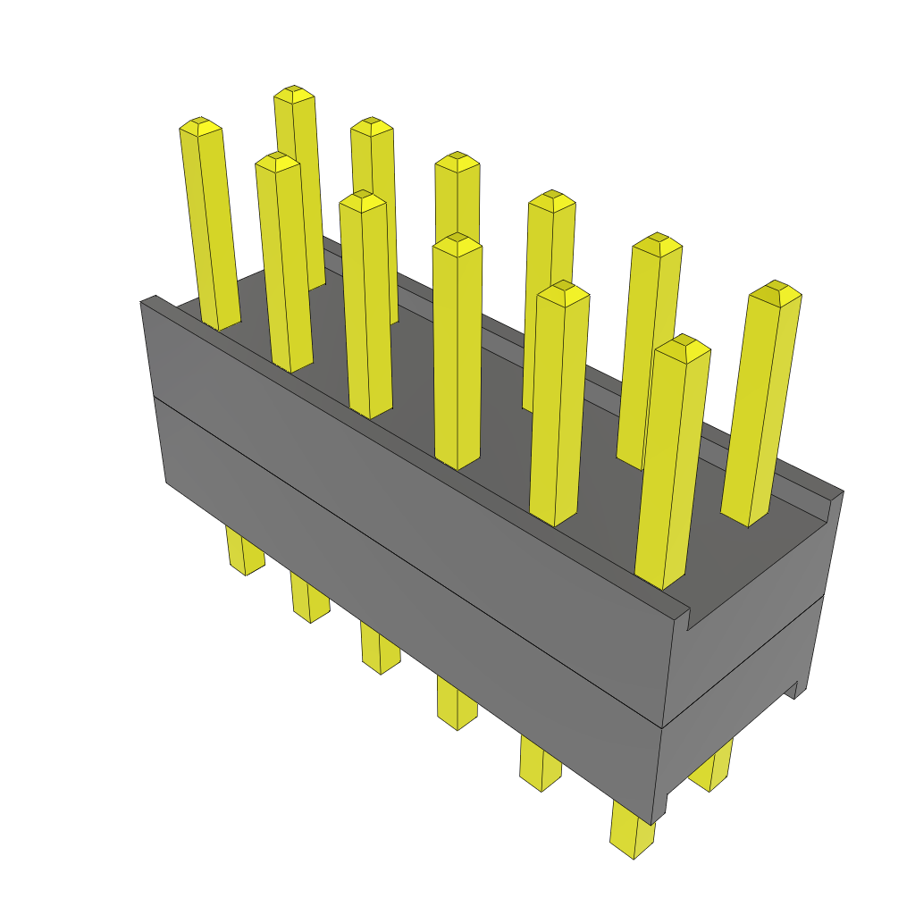 All Parts Connectors Backplane Connectors Hard Metric Connectors DW-06-17-G-D-200 by Samtec