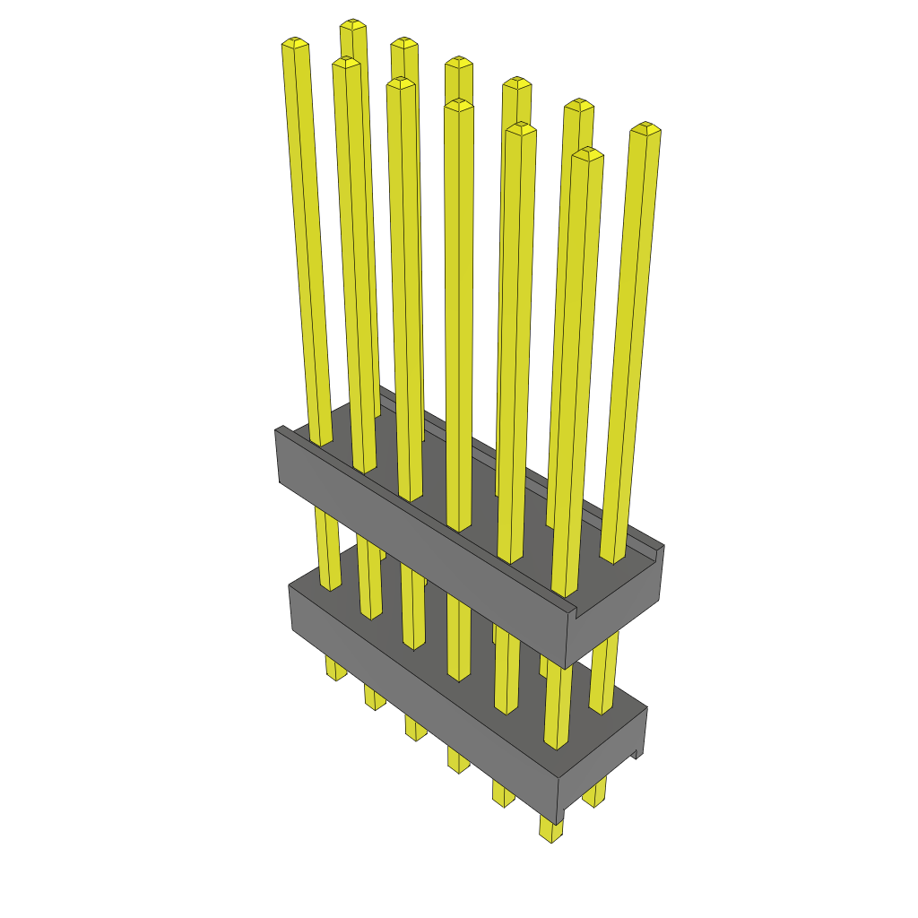 All Parts Connectors Backplane Connectors Hard Metric Connectors DW-06-20-G-D-410 by Samtec