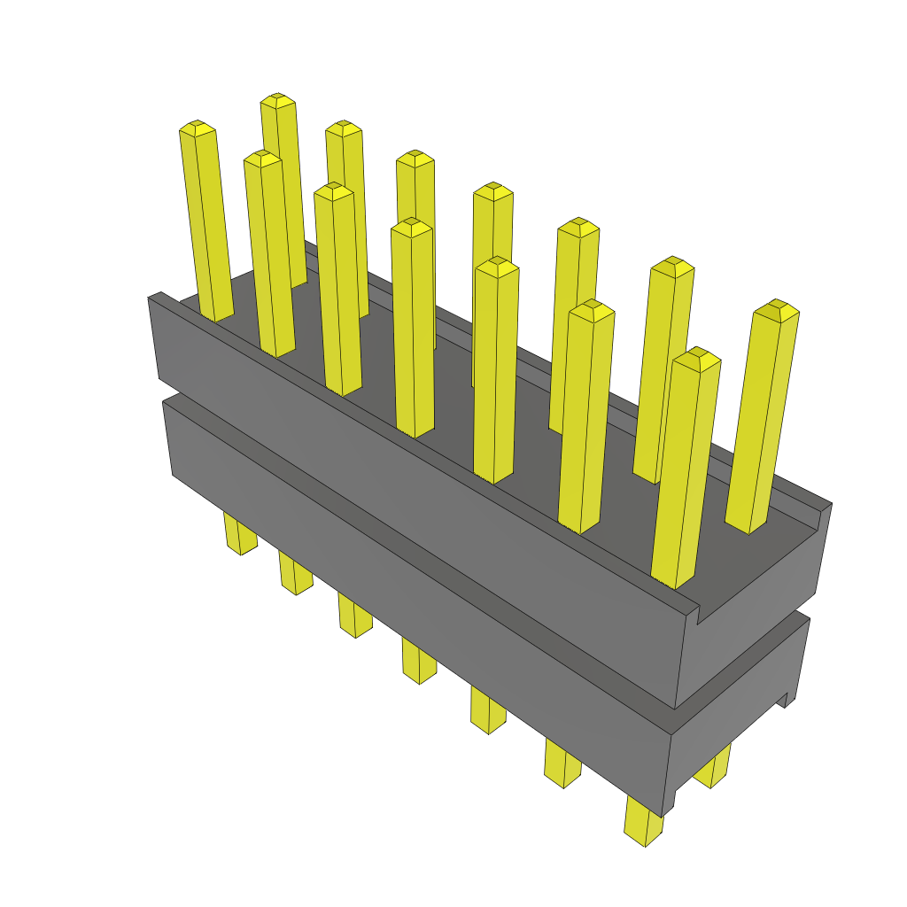 All Parts Connectors Backplane Connectors Hard Metric Connectors DW-07-08-S-D-229 by Samtec