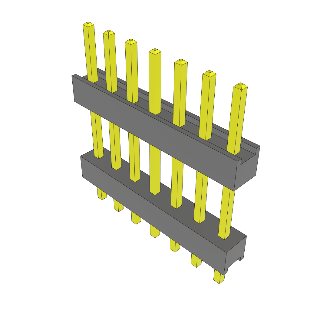 All Parts Connectors Backplane Connectors Hard Metric Connectors DW-07-09-G-S-435 by Samtec